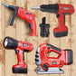 Joyin 4-In-1 Realistic Construction Tool Toy Electric Tool Playset Construction Pretend Play Stem Tool Toy Kit With Working Func