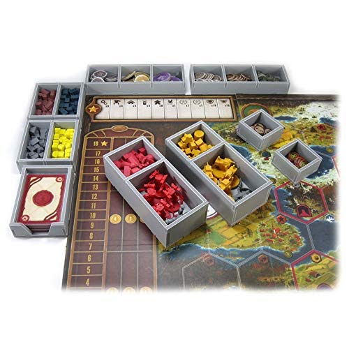 Folded Space Scythe And Invaders From Afar Board Game Box Inserts