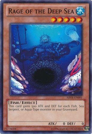 Yu-Gi-Oh! - Rage Of The Deep Sea (Abyr-En091) - Abyss Rising - Unlimited Edition - Common