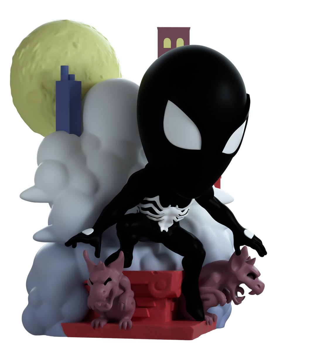 Youtooz Marvel Collection Web Of Spiderman #1 4.8 Inch Vinyl Figure, Collectible Symbiote Spiderman Action Figure, Symbiote Spid