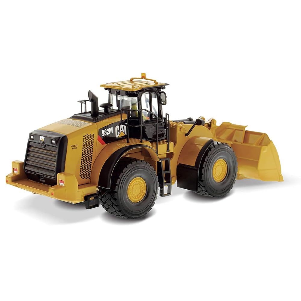 CAT Caterpillar 982M Wheel Loader with Operator High Line Series 1/50 Diecast Model by Diecast Masters