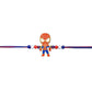 Kizzi Kids Rakhi | Superhero Standing Rakhi For Brother | Gift Includes Greeting Card & Tilak Set | Rakshabandhan Special