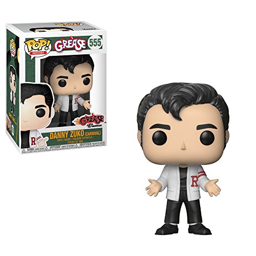 Funko Pop! Movies: Grease Danny Zuko (Sweater) Collectible Figure, Multicolor