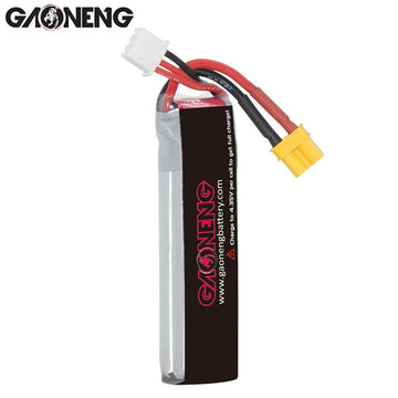 GAONENG 4PCS GNB 2S 550mAh LiPo Battery 7.6V HV 100C Long Range Drone FPV XT30 Connector for Emax Tinyhawk II Micro FPV Racing D