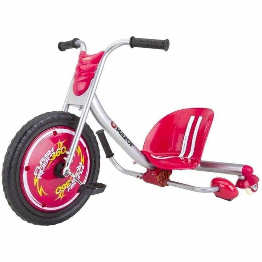 Razor 360 Caster Trike For Kids Ages 6+ - Replaceable Spark Cartridges, Lightweight, Mx Style Handlebars, For Riders Up To 160 Lbs