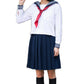 Beautifulfashionlife Girls`S Japan Back To School Uniform Pleated Cosplay Costumes Skirts Dark Blue