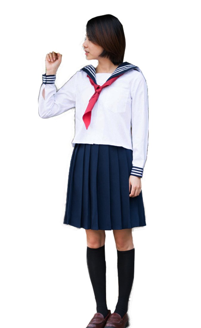Beautifulfashionlife Girls`S Japan Back To School Uniform Pleated Cosplay Costumes Skirts Dark Blue