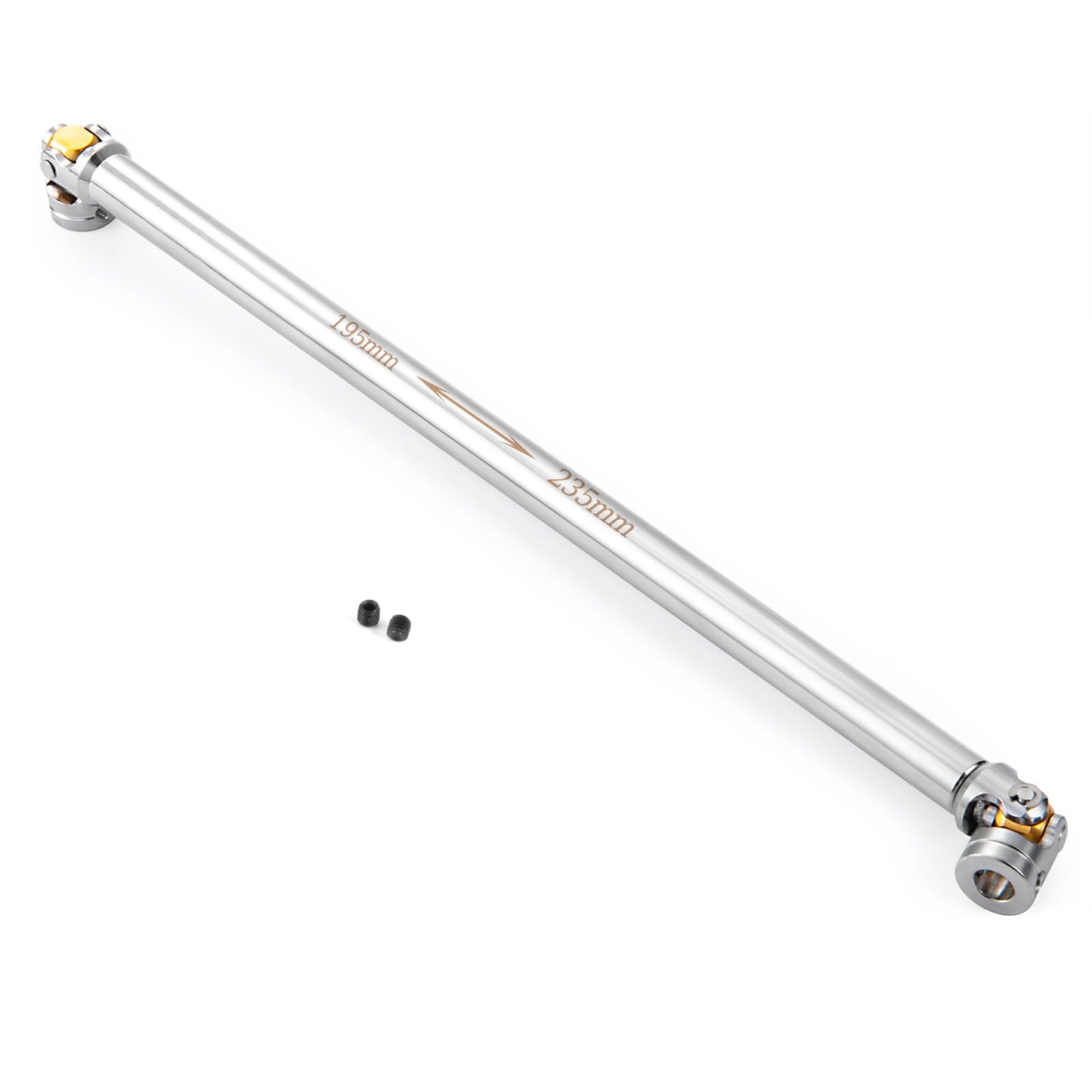 RC-Hub 1Pcs RC Driveshafts Metal Drive Shaft 45-50/47-57/55-67/60-80mm for 1:14 Tamiya Trailer Tractor Truck RC Crawler Car (195