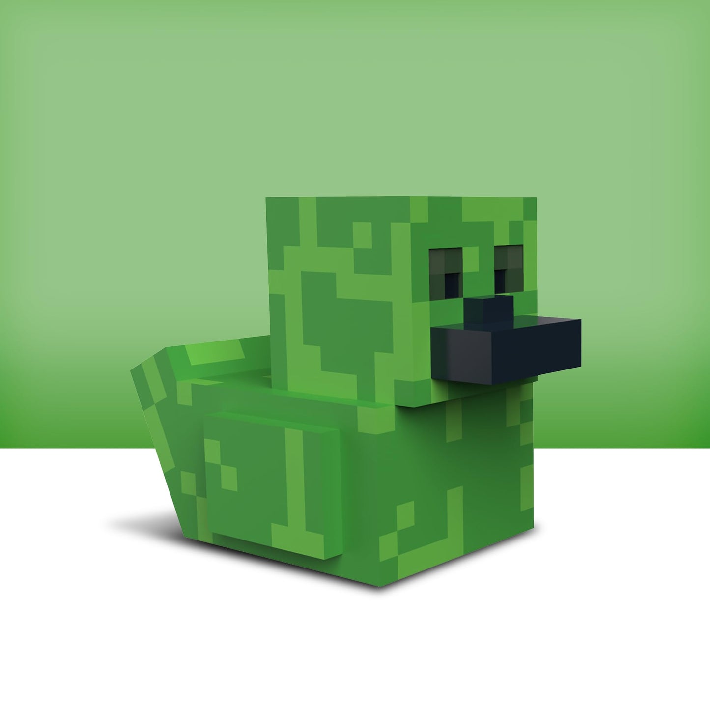 TUBBZ Mini Creeper Vinyl Rubber Duck - Small Collectible Figure - Official Minecraft Merchandise - Green Rubber