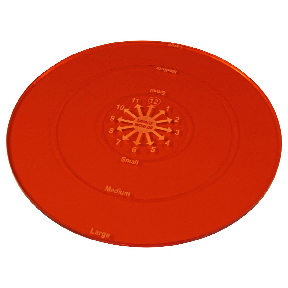 Litko Template Set | Compatible With Savage Worlds | Blast | Cone | Turn | Explosion | Area Effect (Template Set)