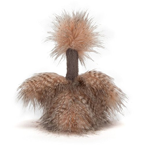 Jellycat Odette Ostrich Stuffed Animal - 17 Plush Toy, Multicolor Bird, Classic Children's Gift, Medium Size