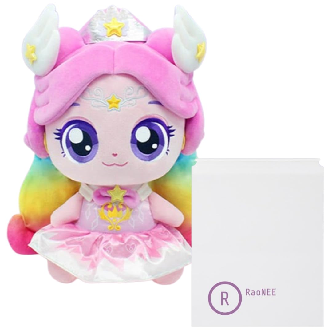 RaoNEE Shooting Star Catch Teenieping Auroraping 11 Plush Doll - Pink Aurora Rainbow, Season 5, 2024 New