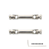 RCAWD Center Drive Shaft U-Joint Spline for FMS EAZYRC ROC Hobby FCX24 1/24 Crawlers Upgrades, Length Adjustable Axle Parts for