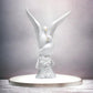Atd 5.25 Inch Rose Flower With Dove Design Decorative Figurine