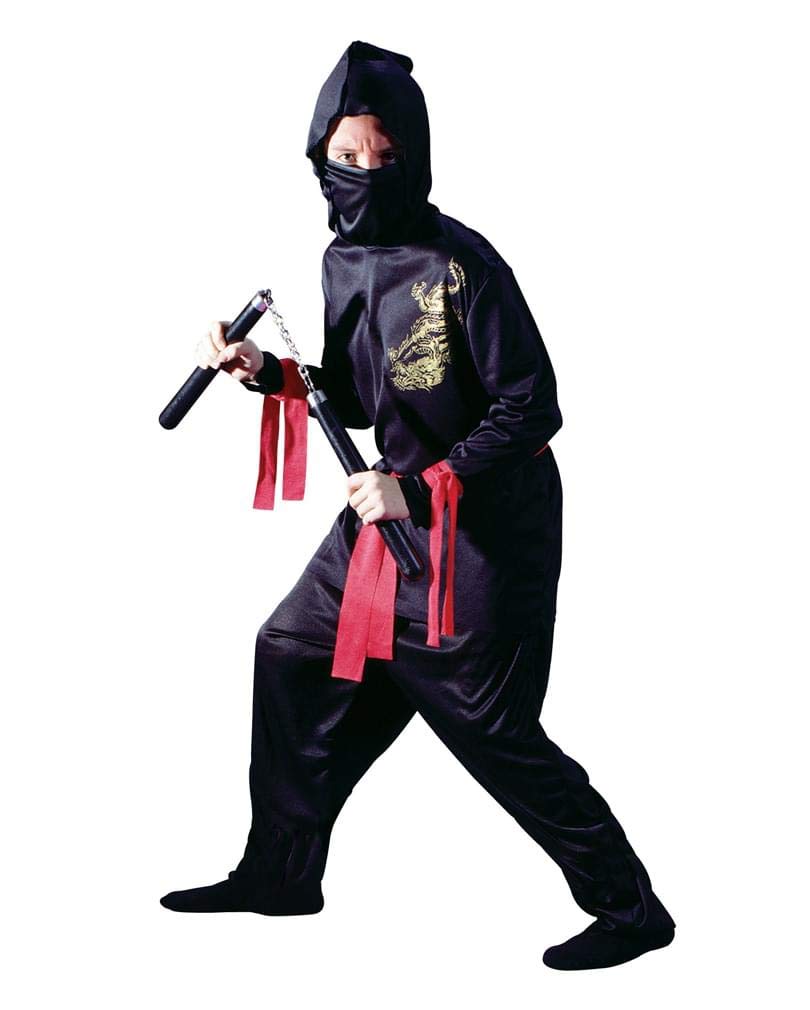 Fun World Ninja Costume, Medium 8-10, Multicolor