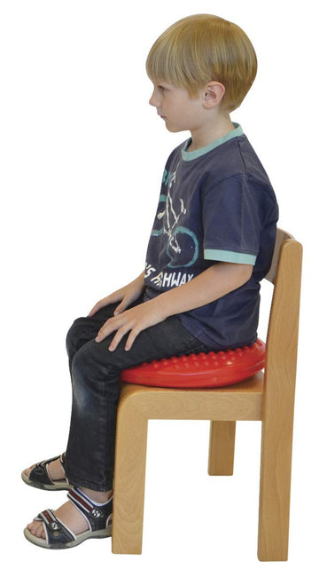 Gymnic Disc 'O' Sit Jr. Inflatable Seat Cushion, Red, 12 Inches