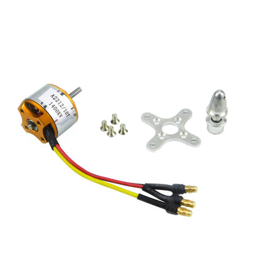PUSLAKO 1 Piece 2212 1400KV Brushless Outrunner Motor 13T with 3.5mm Male Banana Bullet for RC DIY Aircraft Multi-Copter Quadcop