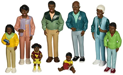 Cre8Tive Minds African American Family Doll Set, Multicolor, 1 L X 2 W X 5 H In