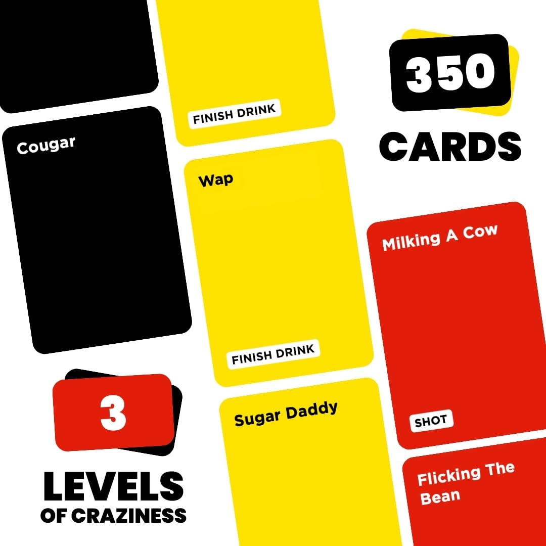 Do or Drink Act Out or Black Out Charades Drinking Card Games for mature-themeds  Fun mature-themed Game with 350 Prompts - Great Party Game for Game Night  Bachelorette Parties  Couples  and More
