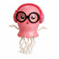 Guvxne Dancing Jellyfish Musical Toy For Kids | Bump & Go Action With Led Lights & Twisting Tentacles | Interactive Octapus Craw