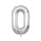 Party Decorz 0 Number Silver Foil Balloon/Zero Number Silver Big Size Foil Balloon (32 Inch,1pcs) For Birthday,Anniversary, Surp