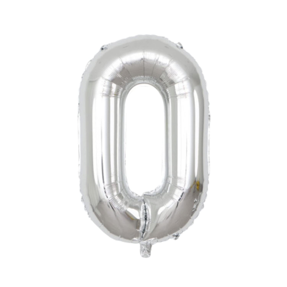 Party Decorz 0 Number Silver Foil Balloon/Zero Number Silver Big Size Foil Balloon (32 Inch,1pcs) For Birthday,Anniversary, Surp
