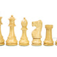 House of Chess - Tournament Chess Set Pieces - Unique Staunton Golden Acacia Wood/Boxwood - King Height: 3.75'' (95 mm) - 2 Extr