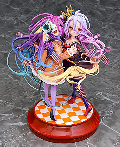 Phat! No Game No Life - Zero: Shiro & Schwi 1:7 Scale Pvc Figure, Multicolor