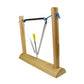 Velura Musical Triangle With Stand Children Percussion Triangle For Gift Kids Party|1 Musical Triangle With Stand|Music & Art| E