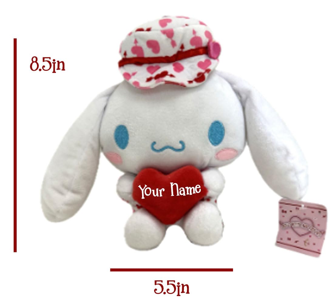 Personalized Hello Officially Licensed Kitty Plush Stuffed Animal Toys (Personalized Valentines Day Style 1)