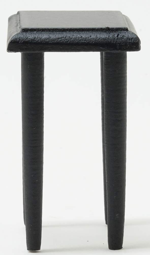 Classics by Handley Dollhouse Miniature Side Table, Black