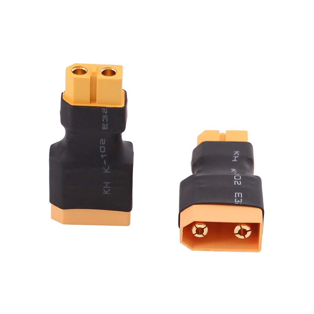 Olirc 4Pcs Xt90 To Xt60 Male Female Rc Connector Adapter(C165-4)