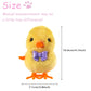 Arcimatto Wind Up Chicken Toy  3 Pcs Jumping Chick Gag Toys Cute Plush Hopping Chicks Novelty Spring Windup Toys for Kids Toddler mature-themed Easter Egg Party Favors Christmas Goody Bag Fillers Gifts