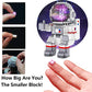 Finger Rock Astronaut Mini Building Blocks Micro Building Kits For Kids And Adults 12-15 Space Toys Gifts - Compatible With Nano(1008 Pieces)