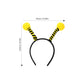 NUOBESTY 8pcs Bee Tentacle Headbands Bee Antenna Headwears Honey Bee Headpieces for Children Costume Cosplay Dress Party Props