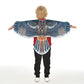 D.Q.Z Kids Eagle Costume - Gray Animal Dress Up Toy, 120cm x 60cm, Polyester, Perfect for Halloween Party Role Play