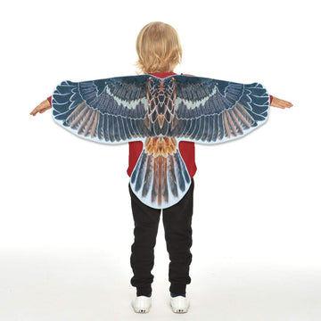 D.Q.Z Kids Eagle Costume - Gray Animal Dress Up Toy, 120cm x 60cm, Polyester, Perfect for Halloween Party Role Play