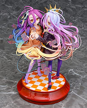 Phat! No Game No Life - Zero: Shiro & Schwi 1:7 Scale Pvc Figure, Multicolor
