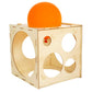 Auihiay 2-10 Inch Collapsible Wood Balloon Sizer Box Cube, Balloon Size Measurement Tool For Balloon Decorations, Balloon Arches, Balloon Columns (9 Holes)