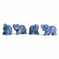 Justinstones Gemstone Elephant Blue Aventurine Crystal Animal Totem Spirit Stone Figurine 2 Inch