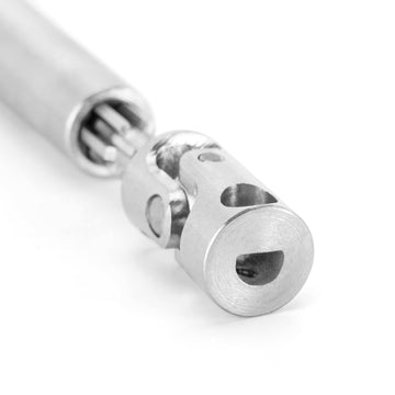 INJORA Stainless Steel Drive Shaft - D-Shaped Hole Driveshaft for FMS FCX18 LC80 Upgrade 1/18 RC Crawler