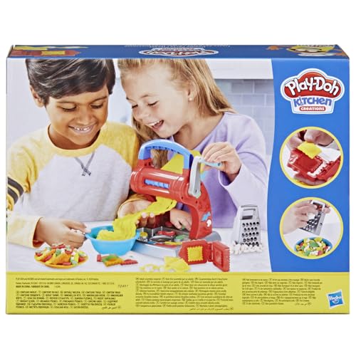 Play-Doh Kitchen Creations Noodle Party Playset for Kids 3 Years and Up with 5 Non-Toxic Colors