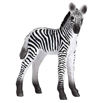 Mojo Zebra Foal Realistic International Wildlife Hand Painted Toy Figurine