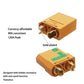 10Pcs Amass XT90 Connector Update XT90S Anti-Spark Male Female for RC FPV Lipo Battery ESC Charger Lead