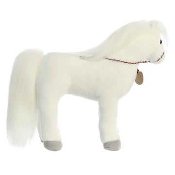 Aurora® Exquisite Breyer® Arabian Stuffed Animal - Realistic Detailing - Imaginative Play - White 13 Inches
