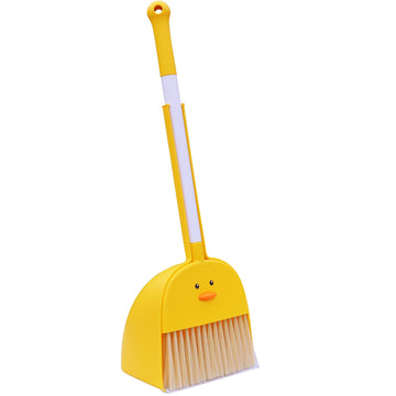Mini Broom With Dustpan For Kids,Boys Girls Small Cleaning Set, Combo Pretend Play Toys Toddler Little Housekeeping Helper Set-Y