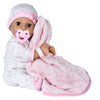 Adora Adoption Babies Collection, 16” Baby Doll With Complete 9-Piece Accessories Includes: Pacifier, Hospital Bracelet, Diaper And More! Birthday Gift For Ages 3+ - Baby Precious