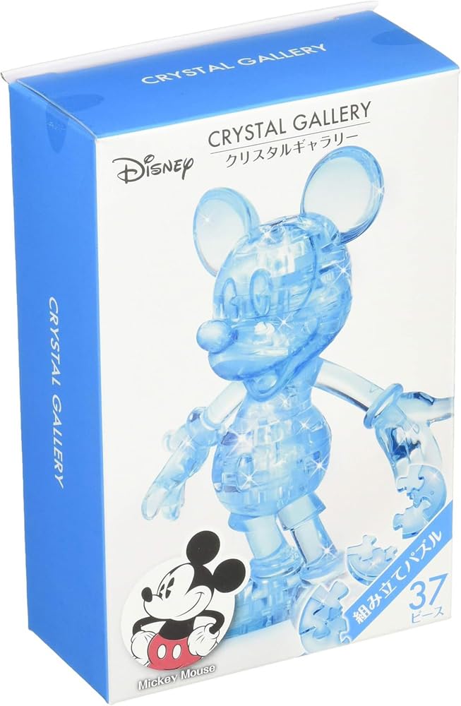 37 Piece 3D Jigsaw Puzzle Crystal Gallery Mickey Mouse