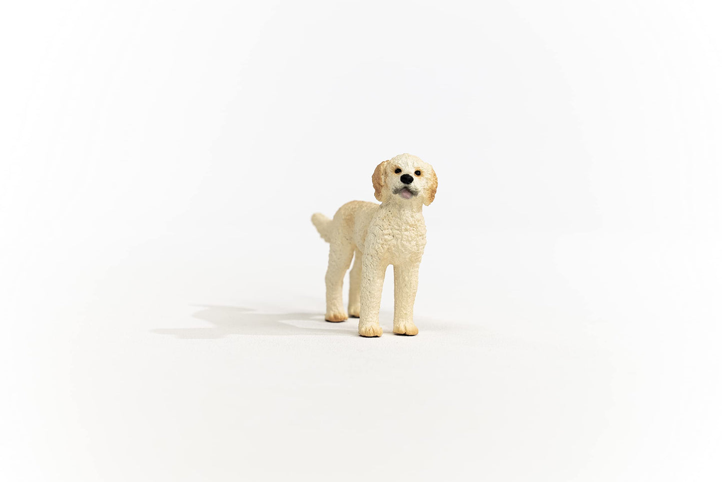 Schleich Farm World Goldendoodle Dog Figurine - Highly Detailed And Durable Animal Toy, Fun And Educational Play For Boys And Girls, Gift For Kids Ages 3+