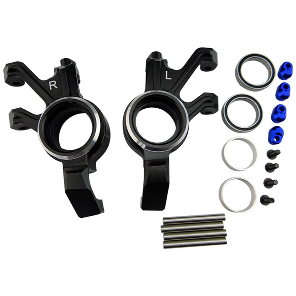 Hot Racing XMX2101 Aluminum Steering Blocks W/ Hd Bearing Support TRA